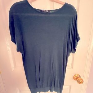 Forever 21 Teal Short Sleeve Sweater (light fabric)
